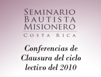 Conferencias de Clausura del Seminario
